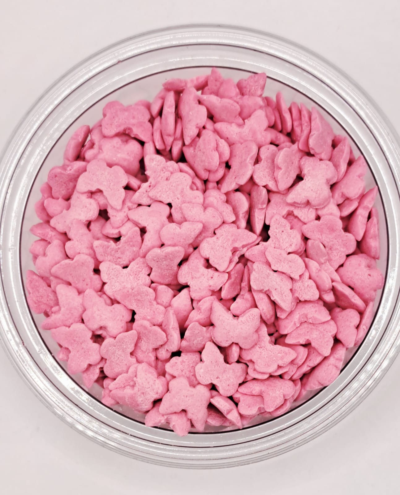 Perle comestibile, fluturi roz, confeti, 20 gr