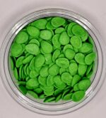 Perle comestibile, confeti verde, oval, 30 gr