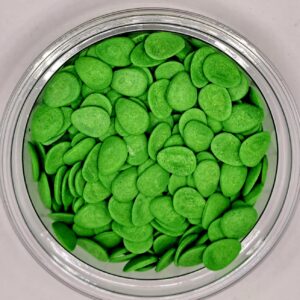 Perle comestibile, confeti verde, oval, 30 gr