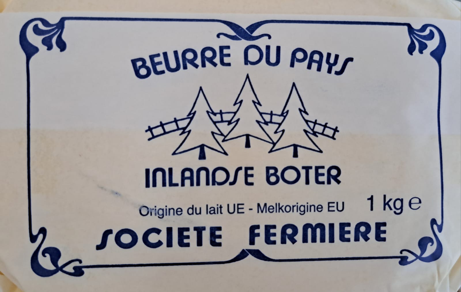 UNT, Beurre du Pays, 1 kg, 82%