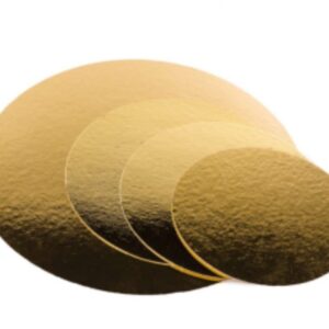 Disc/ Platou 24 cm, doua fete auriu- negru, 2 mm