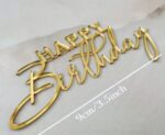 Toper HAPPY BIRTHDAY, Acril, NR 4