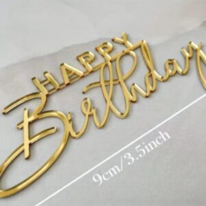 Toper HAPPY BIRTHDAY, Acril, NR 4