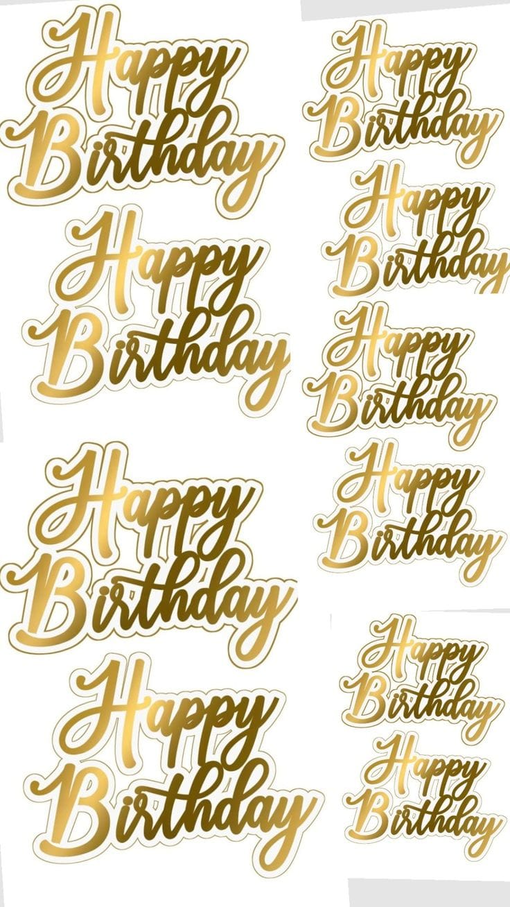 Vafe comestibile, happy birthday auri