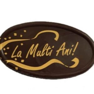 Decor ciocolata, La multi ani, 4,5 cm*2, 5 cm , 90 buc