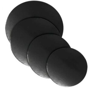 Platou de lemn, Gros / MDF , 28 cm, Negru