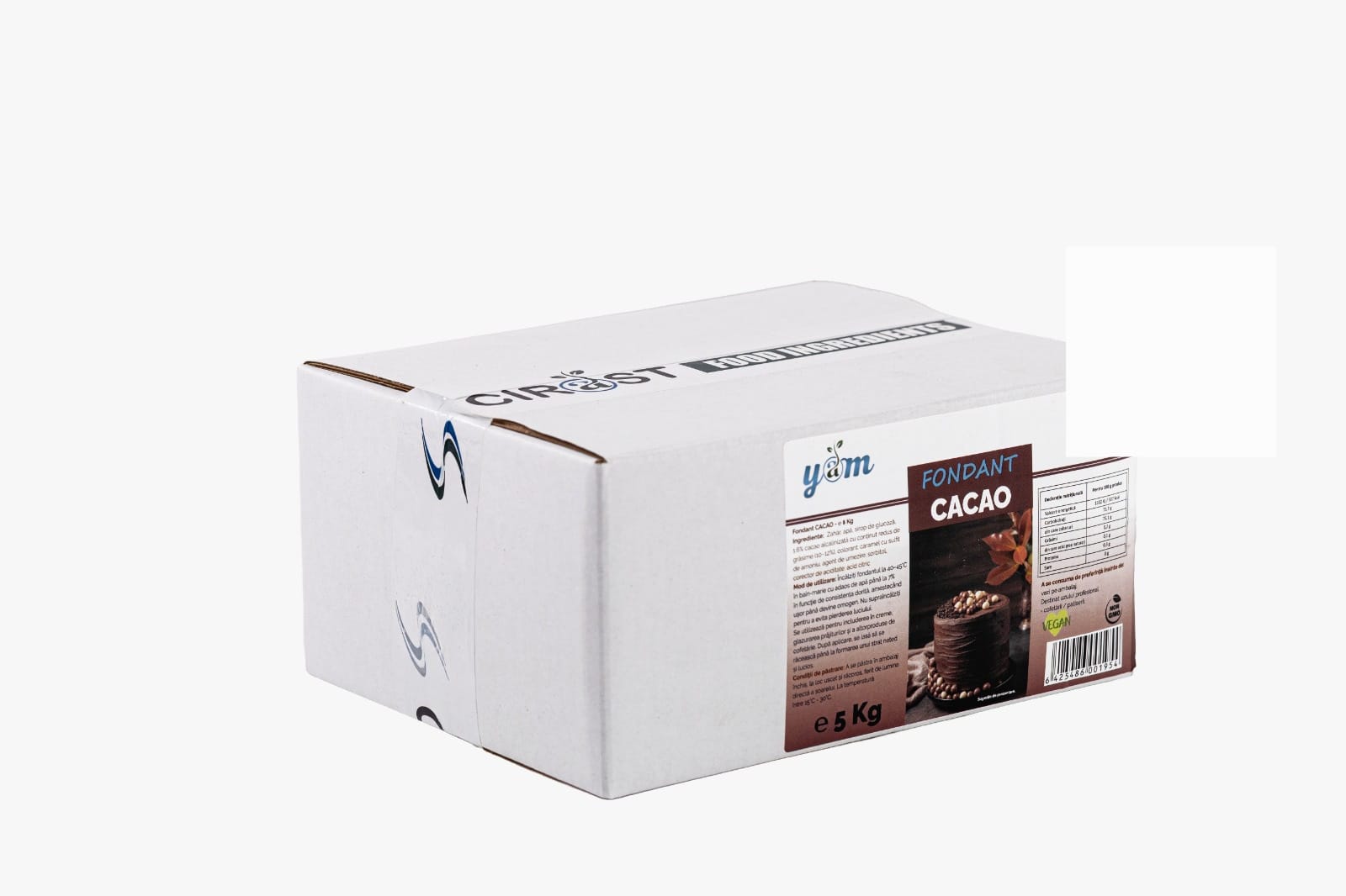 Fondant eclere , 5kg, gata de utilizat pentru eclere si desert, YAM