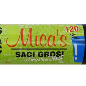 Saci menajeri Micas, 120 L, 10 buc