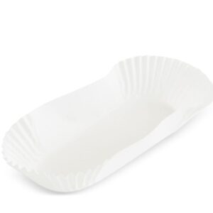 Hartie decorativa eclere, alb, 50 buc, 10,5*6*2,5 cm