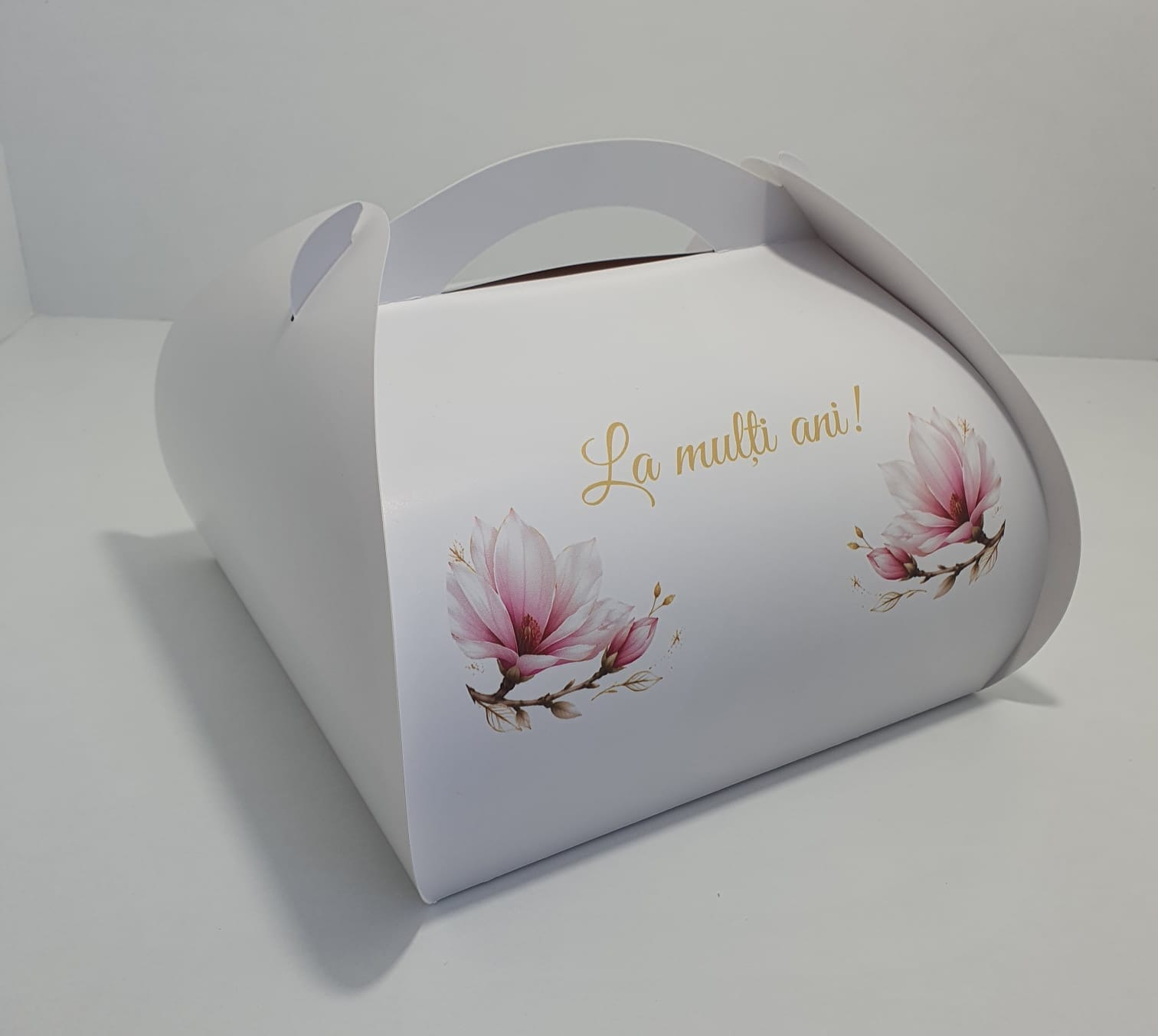 Cutii tort, model floral,LMA, 27*27*16 cm inaltime