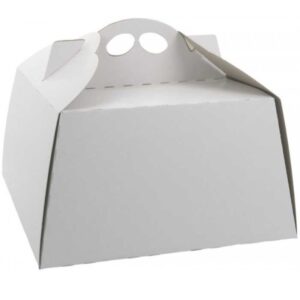 Cutie tort, ALB, 27*27*14 cm inaltime