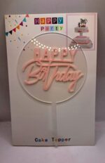 Toper HAPPY Birthday , Roz,  fundal transparent