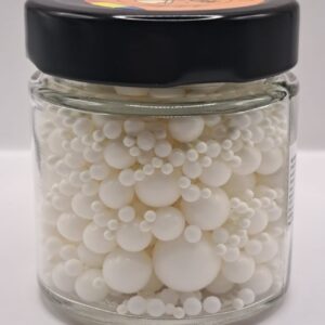 Perle, alb mat mix , 90 gr (copie)