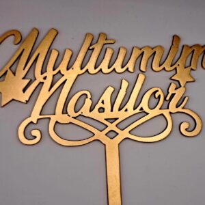 Toper  Multumim nasilor , mdf, lemn