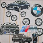 Toper, BMW, roti, masina, prevazut cu bete de sustinere