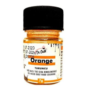 Colorant liposolubil pentru ciocolata, 25 grame, portocaliu, pudra