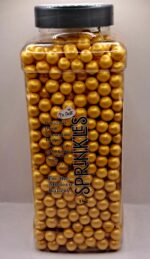 Perle comestibile,Auriu, 8 mm, 1 Kg , Sprinkles