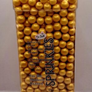 Perle comestibile,Auriu, 8 mm, 1 Kg , Sprinkles