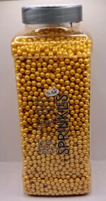 Perle comestibile,Auriu, 3 mm, 1 Kg , Sprinkles