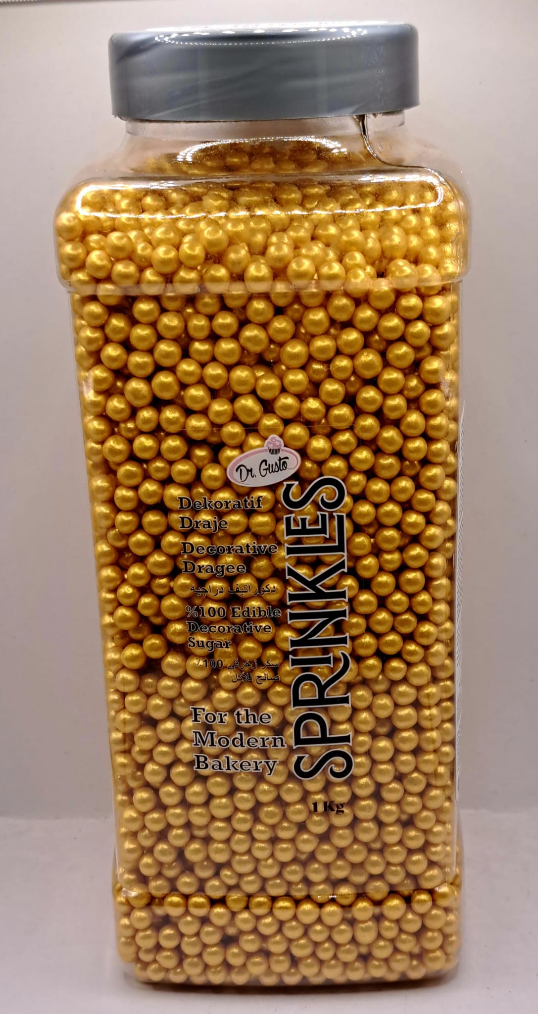 Perle comestibile,Auriu, 3 mm, 1 Kg , Sprinkles