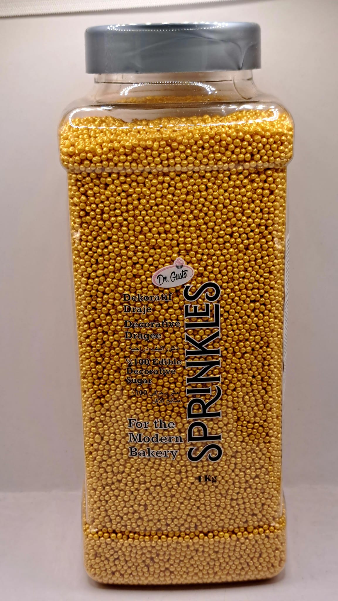 Perle comestibile,Auriu, 1mm, 1 Kg , Sprinkles