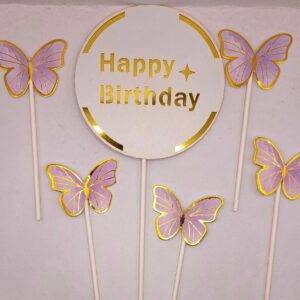 Toper, happy birthday+5 fluturi mov